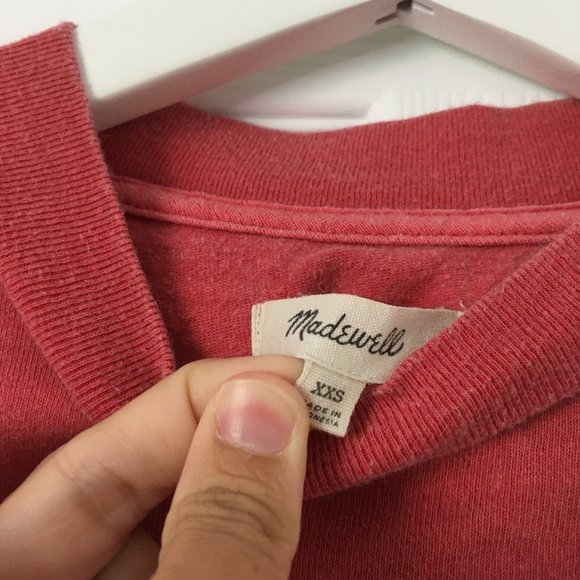 SOLD Madewell Crew Neck Tee Shirt XXS - Picture 2 of 2